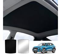 QANGBOOM Pare Soleil pour Toit Ouvrant de Voiture Compatible avec Audi Q5 2009-2017, Pare-Soleil de Toit en Verre Monobloc, P-are Soleils Voiture Pliable, Anti-UV, Facile à Installer