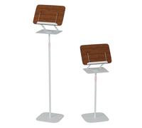 QANGBOOM Support de livre 2 en 1 au sol et de bureau pour lecture, hauteur réglable de 91 à 159 cm, support de podium debout pour livre de cuisine, partition, projecteur, manuel scolaire, présentation