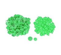 QANYEGN 1 à 100 nombres bétail oreille, étiquette de bétail rond en plastique, étiquette d'oreille animale pour marquer des chèvres de chèvre de chèvre de chèvre (Green)