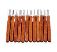 QANYEGN 12pcs Woodcut Cutter Knife Set, Wood Carving Tools, Hand Wood Carving Chisels for Woodworking DIY Tools