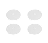 QANYEGN 4 pièces 23 cm couvercle en silicone, couvercle anti-éclaboussures de micro-ondes résistant à la chaleur, couvercle en silicone résistant à la chaleur réutilisable pour tas