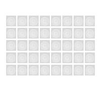 QANYEGN 40PCS Coffee Aluminum Foils Lids, Espresso Coffee Capsules Foil Seal, Reusable Coffee Capsule Foil Sealing Stickers for Home Cafe