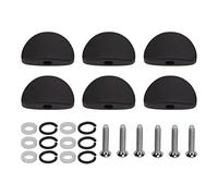 QANYEGN 6PCS Metal Big Semiccle Guitar Tuning PEG PEG Buttons, Tuning Key Button Heads Taillers, Guitar Tuners Machine Head for Electric Guitar (Grande forme semi-circulaire)