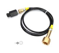 QANYEGN Adaptateur de tuyau de recharge de cylindre de CO2, kit adaptateur de tuyau d'eau de soude avec CGA320, filetage pour seau cylindrique de cuisine