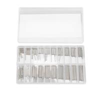 QANYEGN Barre à ressort de montre, dissolvant de goupilles de maillons de bracelet de montre, broches de retrait de maillons de bande en acier inoxydable pour la réparation de mont (Double tête de