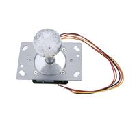QANYEGN Bâton d'arcade, joystick sensible à la lumière, bâton de contrôle coloré avec câble 5P, boule de cristal pour machine d'amusement de jeu