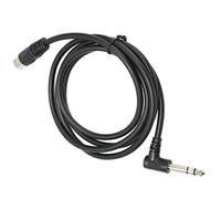 QANYEGN Câble Mâle 90 Degrés 6,35 Mm Vers MIDI Din 5 Broches Mâle, Câble Audio Stéréo Jack Mâle Stéréo, Câble De Connexion Sonore à Angle Droit 6,35 Mm Vers MIDI Pour Instruments De Jeu 4,9 Pieds