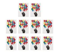 QANYEGN Cibles De Tir en Papier, Cibles D'entranement en Papier pour Le Corps Humain, Cibles De Silhouette De Tir pour la Chasse, Armes De Poing(Clown Balloon)