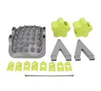 QANYEGN Dispensateur de Tambour interactif, mangeoire Alimentaire à Distribution Lente, Distributeur Alimentaire de Chiens AB interactif à Double Rouleau pour Les Petits et Moyens