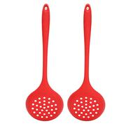 QANYEGN Ensemble De 2 Cuillères Fente, Ecumoire Cuisine,Araignée Cuisine En Silicone Pour La Maison, La Cuisine