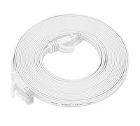 QANYEGN Flat Ethernet Cable, Ethernet Network Patch Cable, CAT6 Gigabit 8 Twisted Pair Network Jumper Flat Copper Wire Supplies (1m) (2m) (3m) (5m) (10m) (15m) (20m)