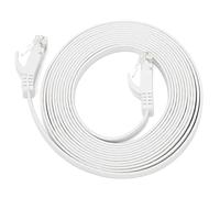 QANYEGN Flat Ethernet Cable, Ethernet Network Patch Cable, CAT6 Gigabit 8 Twisted Pair Network Jumper Flat Copper Wire Supplies (1m) (2m) (3m)