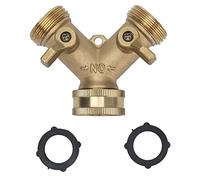 QANYEGN Hose Splitter, Biswing Garden Hose Splitter, Sealing Y Type Garden Water Distributor for Irrigating Plants Washing Cars