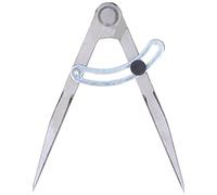 QANYEGN Jauges de séparation d'aile, boussole pour le travail du bois avec aile, boussole en acier au carbone, outil de traçage à angle réglable pour le travail du bois (106mm)