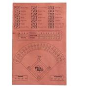 QANYEGN Jeu de société de dés de Baseball, Jeux de Baseball en Bois, Jeu de Table Amusant à Double Bataille pour Adultes, réunions de Famille, fêtes et Vacances