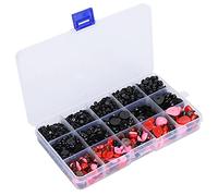 QANYEGN Kit yeux et nez de sécurité en plastique, pack yeux et nez de poupée artisanale, nez d'ours en peluche de poupée artisanale pour l'artisanat, animaux en peluche au crochet (2575 couleurs