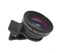 QANYEGN Lentille de caméra de téléphone, Objectif Smartphone de Fil 37 mm, Macro de 0,45x 49UV et Objectif Grand Angle pour la Plupart des objectifs et Smartphones