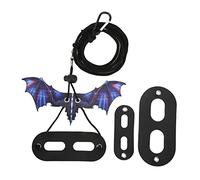 QANYEGN Ligot de Dragon Barbu et Harnais, Harnais de lézard réglable, Laisse de lézard en Cuir Souple pour Les Amphibiens et Autres Petits Animaux de Compagnie (Violet)