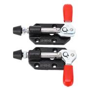 QANYEGN Lot de 2 pinces à bascule réglables pour le travail du bois, accessoires de gabarit de positionnement à dégagement rapide, course de 20 mm, pour le soudage, le travail du b