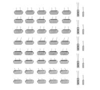 QANYEGN Lot de 50 oscillateurs à Quartz à Monter soi-même, 10 valeurs, 32,768 kHz - 24 MHz