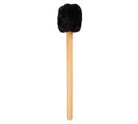 QANYEGN Maillet de Tambour en Feutre de Laine, à tête en Feutre Doux avec Long Manche, bâtons de Percussion de Basse antidérapants pour Batteur de Timbale de Xylophone (Noire)