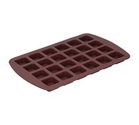 Qanyegn Mini Brownie Pan, moule au chocolat carré en silicone, 24 grilles Brownie Moule de chocolat adapté aux glaçons Candes Savon