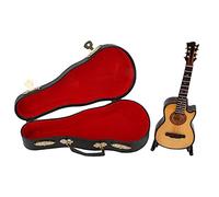 QANYEGN Modle De Guitare Miniature, Modle de Violon en Bois, Miniature Modle De Violon Instrument pour la Dcoration de Bureau à la Maison