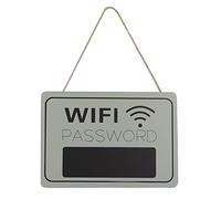 QANYEGN Mural En Bois Blanche Wifi, Pour La Maison Signe Wifi Dcor, WiFi Mot de Passe Panneau pour Shop Home Café