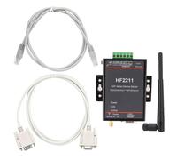 QANYEGN Serveur de Port série HF2211, Dispositif de Communication du convertisseur de réseau Ethernet, Serveur de périphériques série HF2211 pour Le Transfert de données