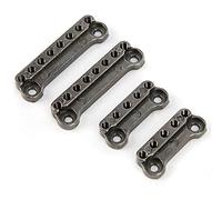 QANYEGN Support d'amortisseurs RC, Support d'amortisseur en métal, Support en Alliage d'aluminium pour Voiture RC MN D90/D91/99S/WPL 1/12