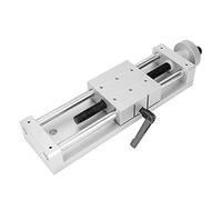 QANYEGN Table de scène linéaire, table de glissement en alliage en aluminium, étape de rail linéaire croisé pour les machines de production, équipement d'inspection (Caresse 150 mm)