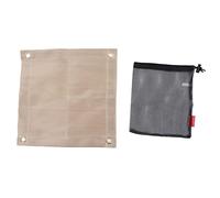 QANYEGN Tapis de Grill Ignifuge, Palette de protectrice de Patio de Pont, Tapis de Foyer de Patio en Fibre de Verre pour feu de feu de Joie extérieur (Mini)