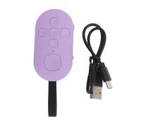 QANYEGN Télécommande sans Fil, télécommande à déclencheur de la caméra, clics de Selfie à Distance Rechargeable pour la Plupart des Smartphones, tablettes et caméra (Violet)