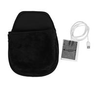 QANYEGN USB chauffée chauffée Pad Mand Plus réchauffeur, Ordinateur USB Mouspad en Peluche, Mousepad de Chauffage USB pour Ordinateur Portable Home Computer Office (Noir)