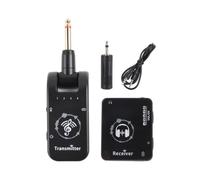 Qaoelf Moniteur Intra-auriculaire sans Clip Positionnement Noir | Récepteur équipé d’un clip pour un positionnement confortable répétitions et prestations.
