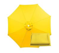 QAONEAY Umbrella Cloth Replacement Covers, 6.5ft 8ft 9ft 10ft Patio Top Canopy, Ribs 8 Cantilever Covers(Beige,250cm/8ft 8Ribs)(Dark Blue,200cm/6.5ft 6Ribs)