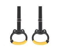 Qaonsciug 1 paire d'anneaux de gymnastique réglables avec boucle de sangle pour entraînement complet du corps, poignée antidérapante avec équipement d'entraînement