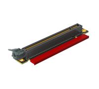 Qaonsciug Adaptateur de carte d'extension PCI E à angle droit 90° pour boîtier de serveur d'ordinateur 1U