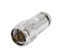 Qaonsciug Adaptateur de qualité supérieure pour câble d'antenne - Connecteur SL16 robuste pour câble coaxial RG59 LMR240