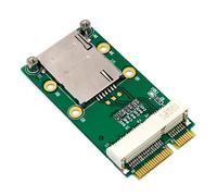 Qaonsciug Adaptateur PCIE avec fente pour carte réseau PCIE avec support de carte Assemblée pour bureau et voyage