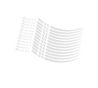 Qaonsciug Autocollants réfléchissants pour roue de vélo - Installation rapide - Film autocollant pour vélo de nuit