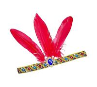 Qaonsciug Bandeaux à plumes pour Mardi Gras, bal de fin d'année, bal de fin d'année, pour fête, carnaval, célébration, coiffure, bandeau élastique confortable