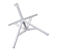 Qaonsciug Base en acier pliable pour extérieur, plage, camping, parasol de 3,2 cm de diamètre, ancrage au sable, accessoires de camping, coupe-vent, support de parasol