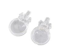 Qaonsciug Boîte à souvenirs en acrylique transparent pour poils d'animaux domestiques, décoration commémorative pour décoration de maison