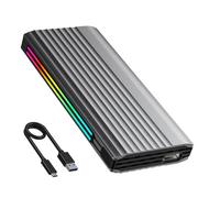 Qaonsciug Boîtier de disque solide NVME pour améliorer les protections et la gestion de la chaleur pour une utilisation en voyage au bureau