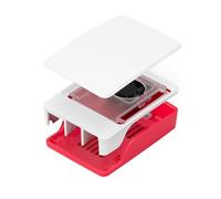 Qaonsciug Boîtier officiel avec ventilateur et dissipateur thermique pour RaspberryPi 5. Protégez et refroidissez votre appareil