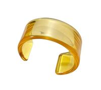 Qaonsciug Bracelet tendance en résine confortable à porter - Design artistique unique pour garde-robe - Design simple en résine, taille unique, Comme décrit