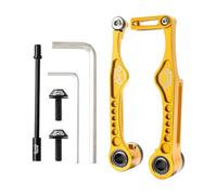 Qaonsciug Bras court/long pliable pour vélo V Brake en alliage d'aluminium V Clamp Poignée de cyclisme Leviers étrier outil de vélo étrier de frein Accessoires de vélo