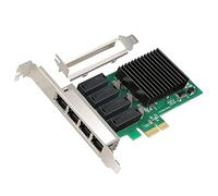 Qaonsciug Carte PCI-E 4 ports 2500Mbps Carte Gigabit RTL8111H RJ45 Carte de jeu PCIE 2.5G LAN Carte adaptateur