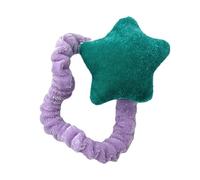 Qaonsciug Chouchous à cheveux en forme d'étoile - Couleur bonbon - Élastiques à cheveux souples - Aspect dopamine - Accessoires pour cheveux pour filles